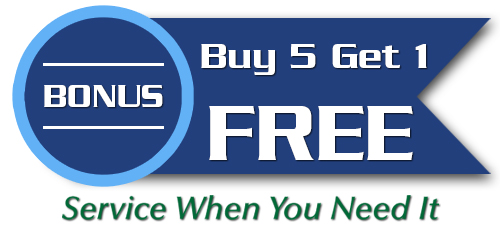 Promotions Buy Five Get Sixth Free Special
